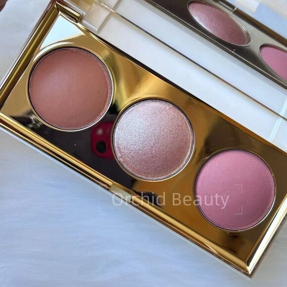 New Stila All-In-One Putty Trio Blush, Bronzer & Highlighter Palette Full Size - Picture 2 of 5